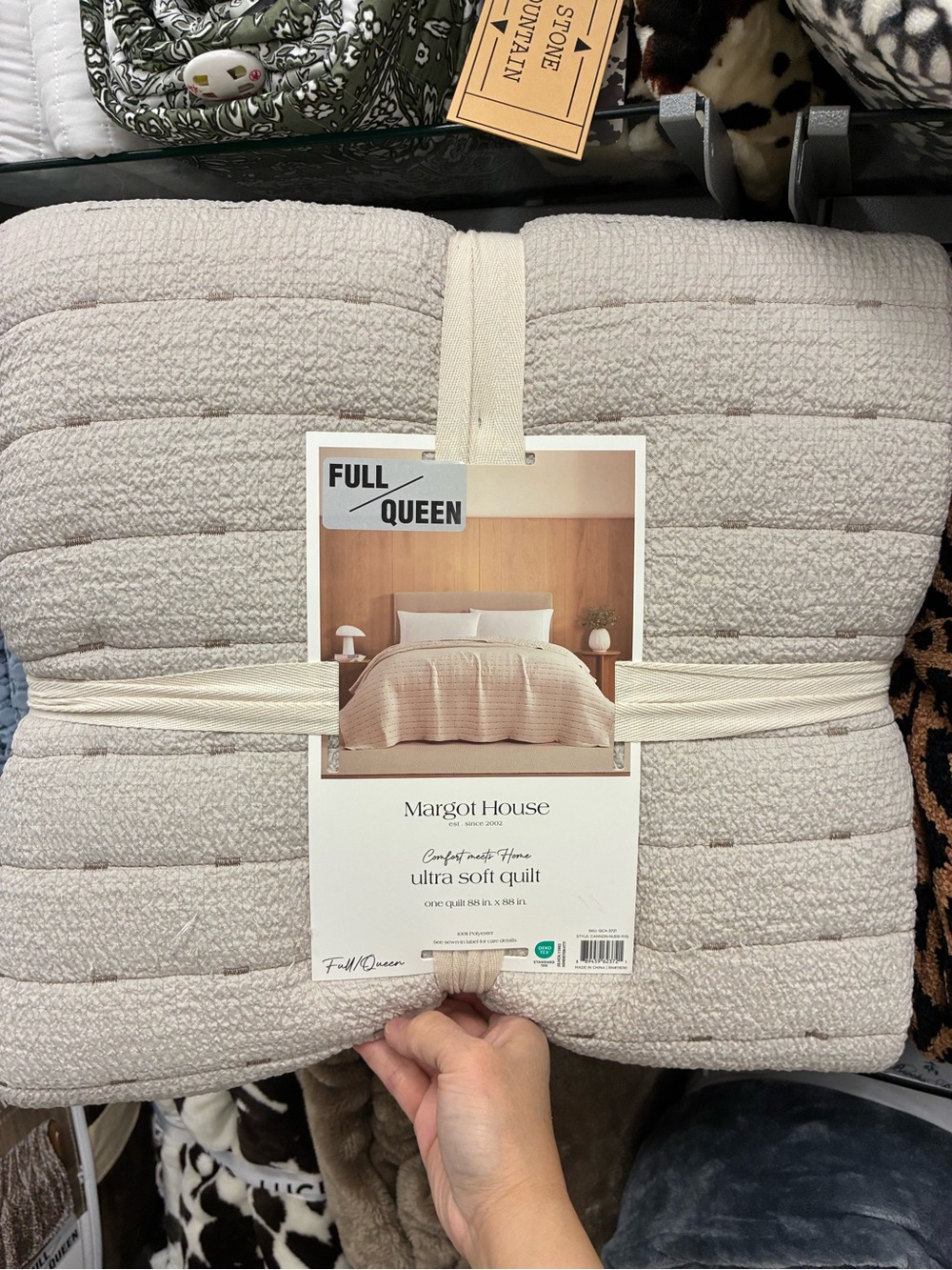 Ultra Soft Quilt - Full/Queen, Cream